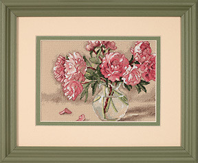 DIM65048 Pink Peonies In Vase