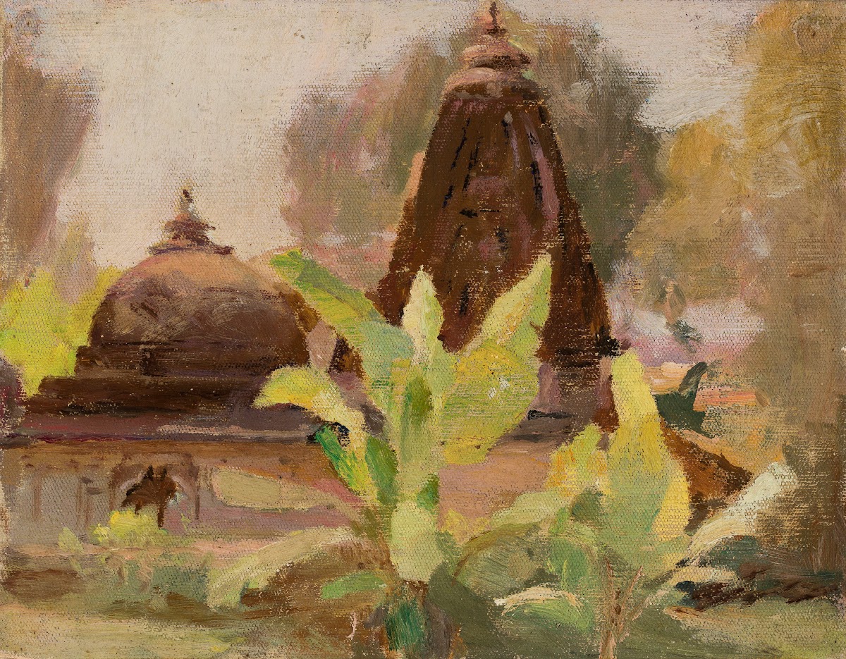 Ahmedabad  Jain Temple From the journey to India 1907