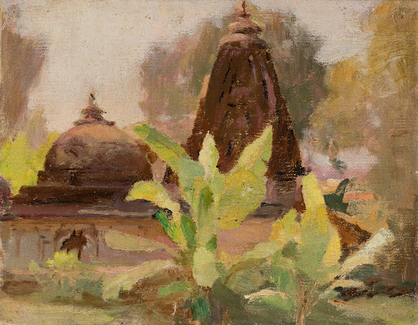 Ahmedabad  Jain Temple From the journey to India 1907