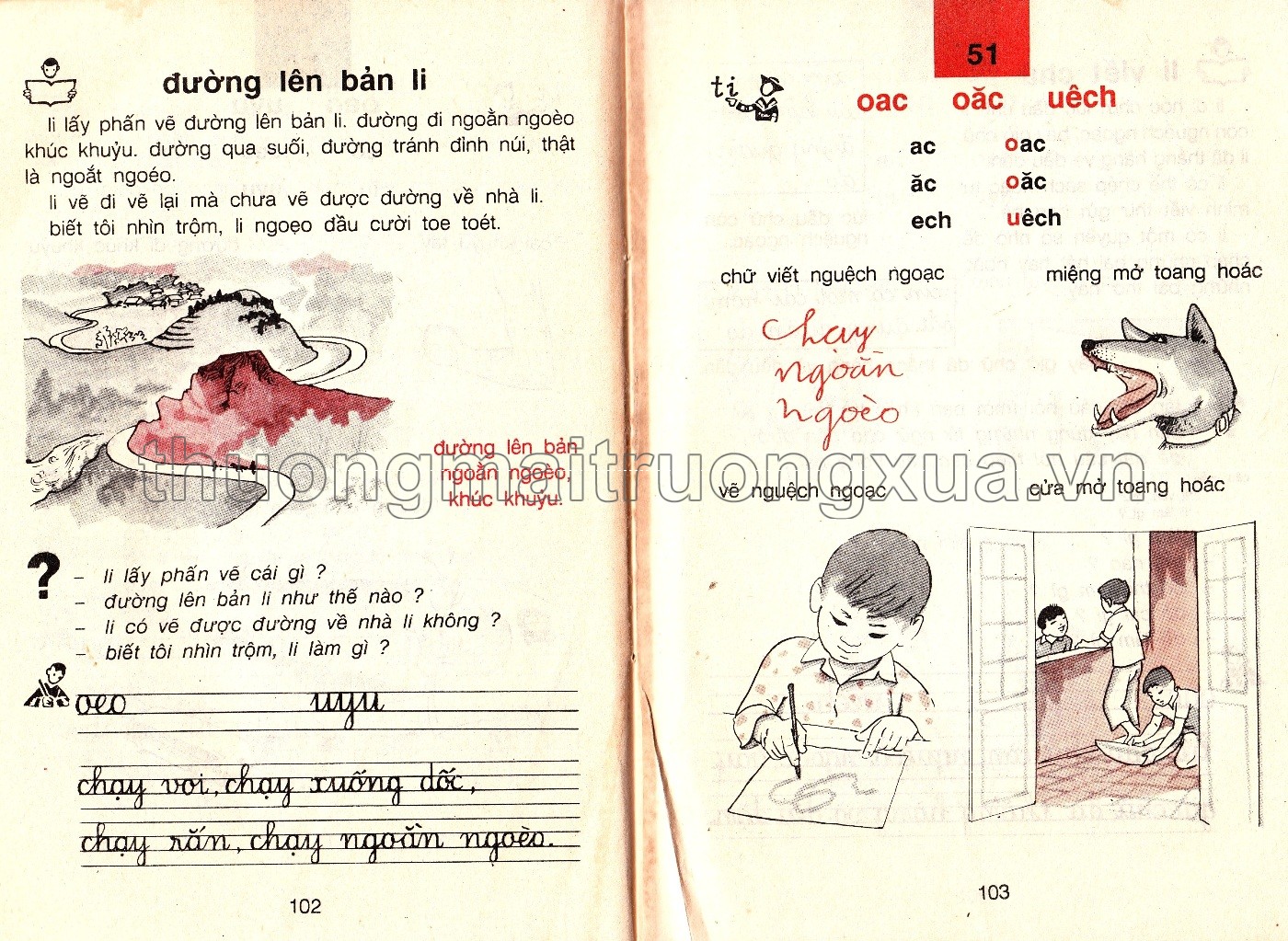 Tiếng Việt (sách học chữ dùng cho người lớn), tập 1 - 1992 - Trang 52