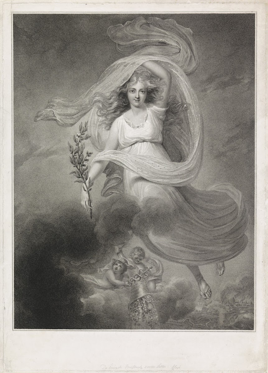 Allegorie op de Vrede van Amiens 1802