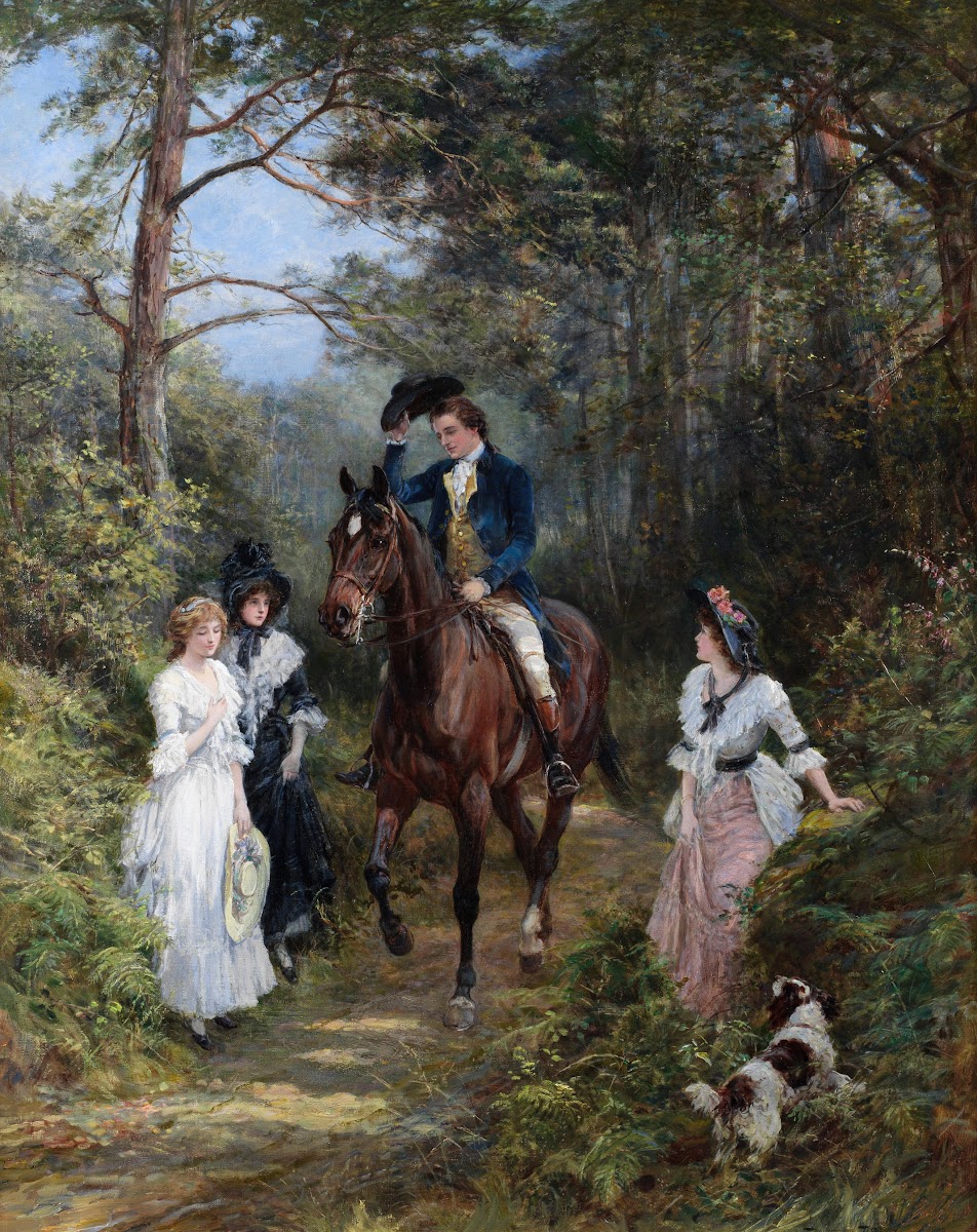The meeting in the forest