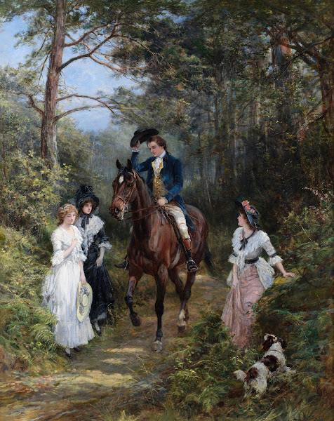 The meeting in the forest