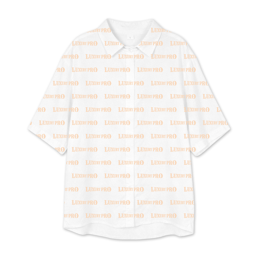 AOP Bubble-Sheer MEG Normal-Collar Shirt