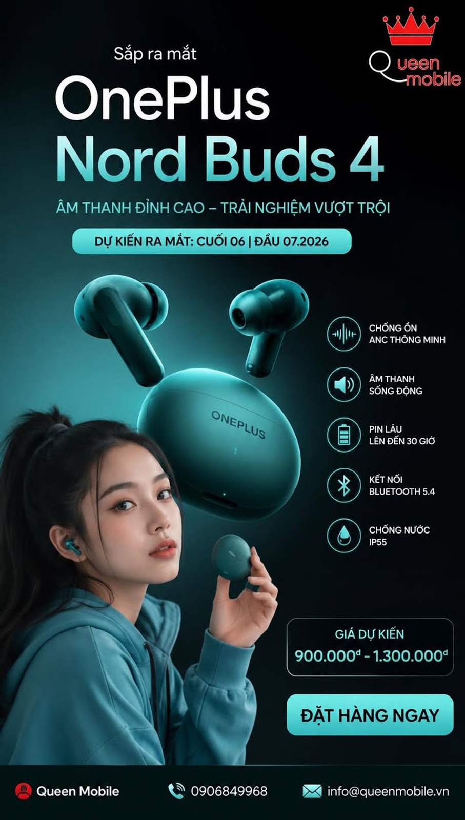 ONEPLUS NORD BUDS 4 เปิดตัวอย่างเป็นทางการพร้อม ONEPLUS N6 ในอินเดีย...