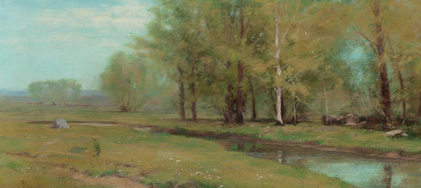 Quiet Stream at a Forests Edge