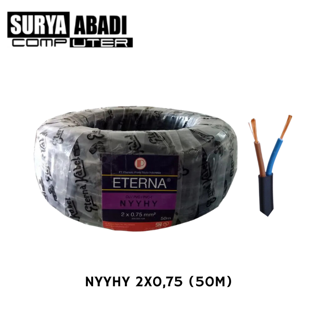 KABEL ETERNA NYY HYO 2 X 0.75 (50M)