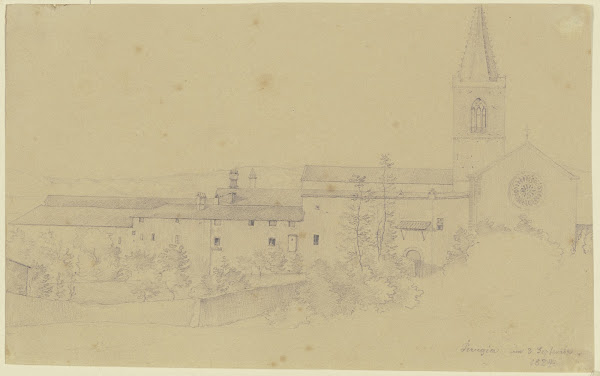 Die Kirche S Giuliana bei Perugia 1824