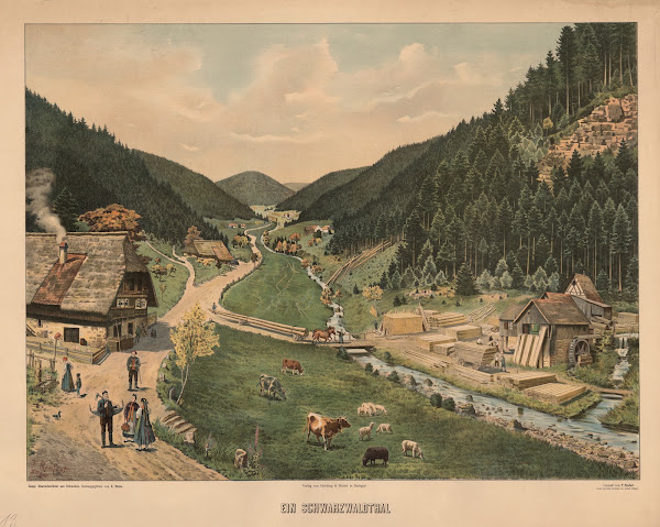 A valley in the Black Forest 1905