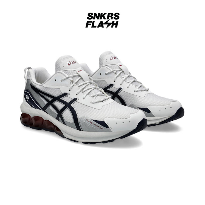 ASICS GEL QUANTUM 180 LS WHITE MIDNIGHT - 1201A993103 - Size 42.5