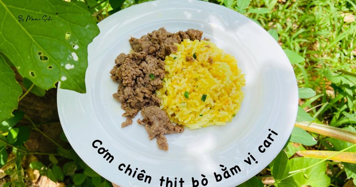 Cơm chiên thịt bò bằm vị cari