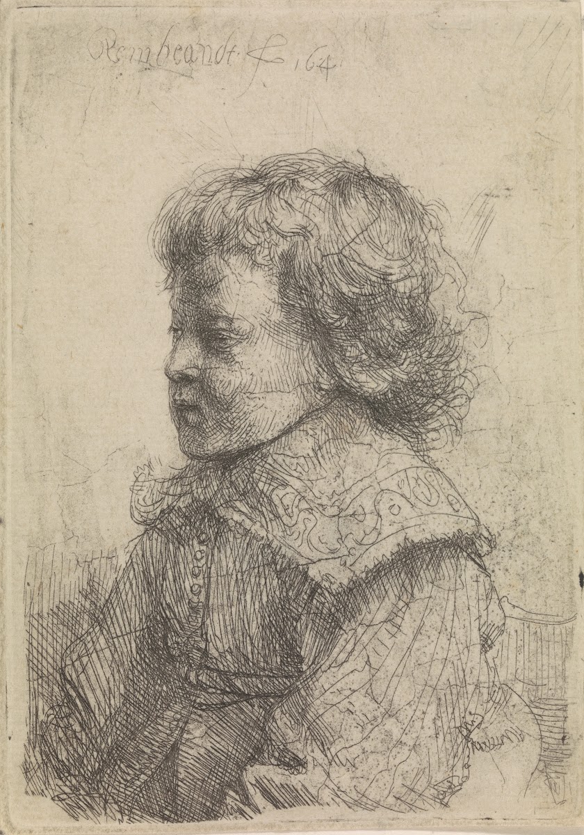Portrait of a boy in profile 1641