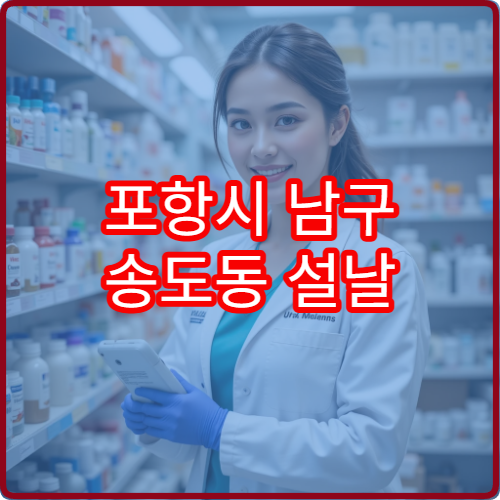 포항시 남구 송도동 설날 연휴 휴일에도 문 여는 약국·당직약국 찾기