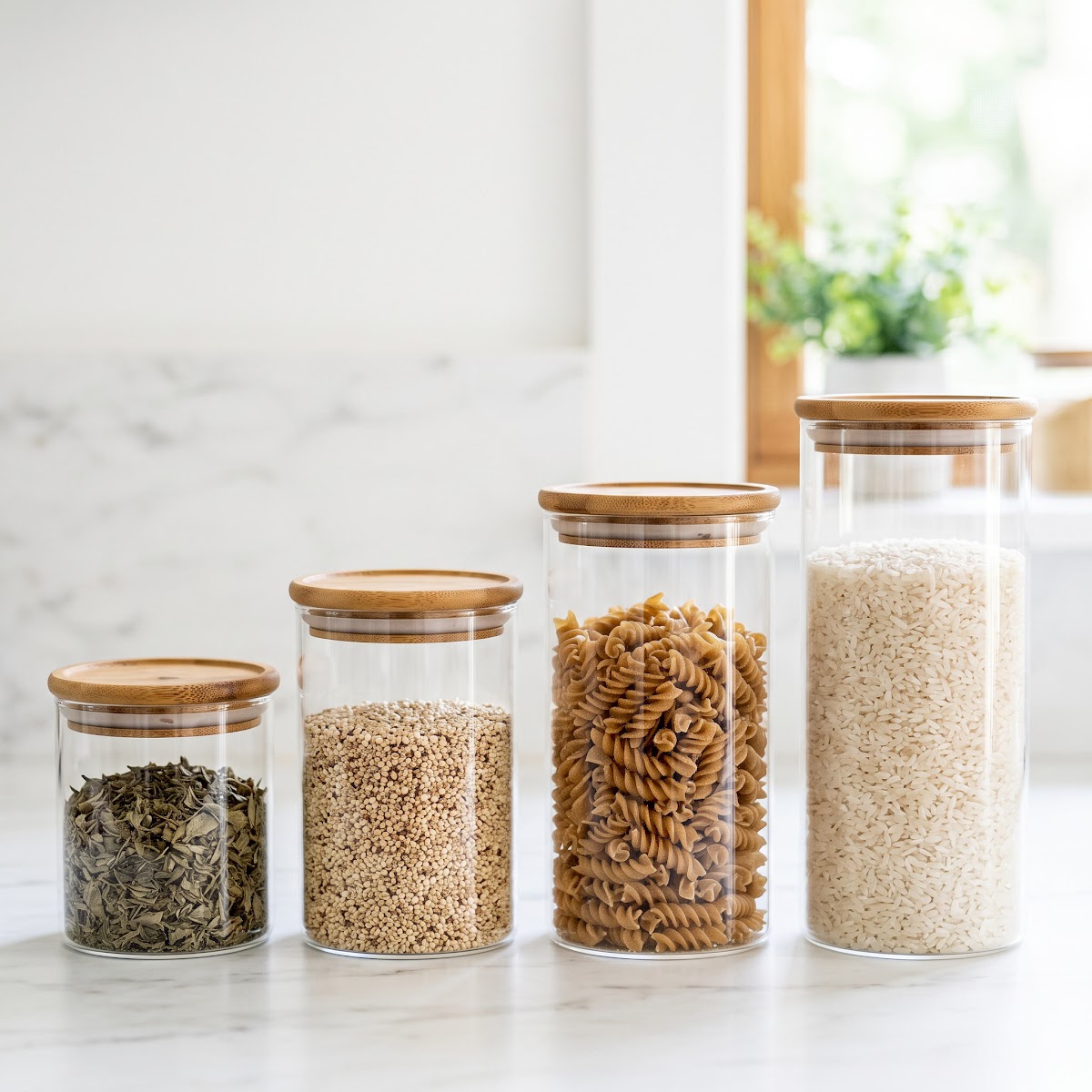 Best Pantry Storage Containers for Dry Goods (2026) - PRODUCT 3 — Vtopmart Glass Jars