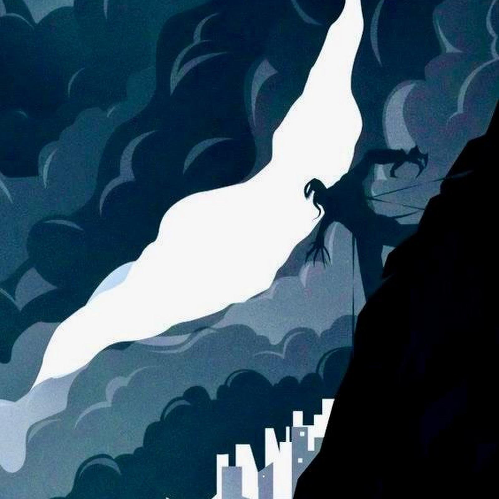 Download Artwork, Illustration, Monster, Cityscape iPhone