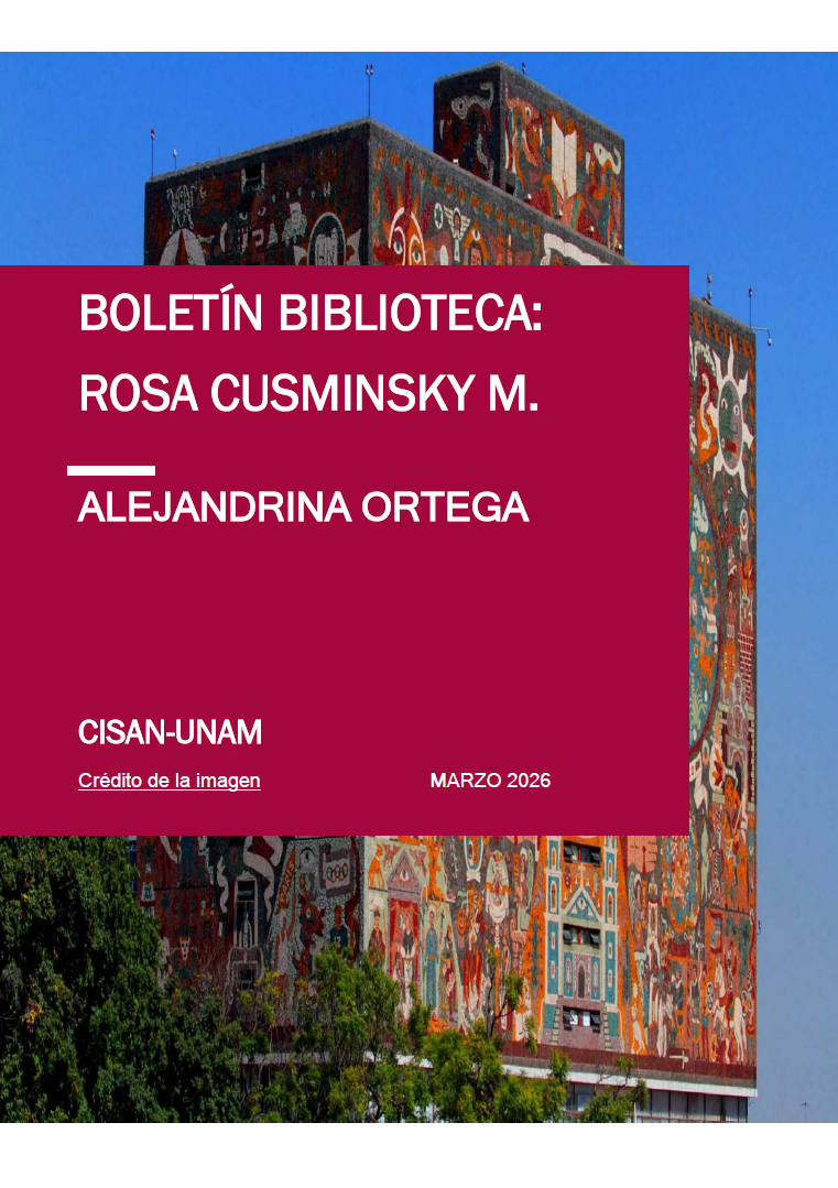 Portada del boletín