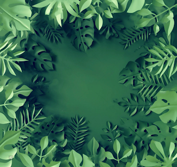 Green Leaves Digital Art Picture