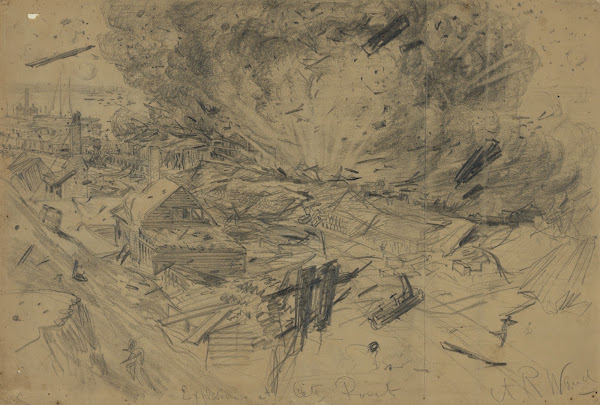 Explosion at City Point 1864