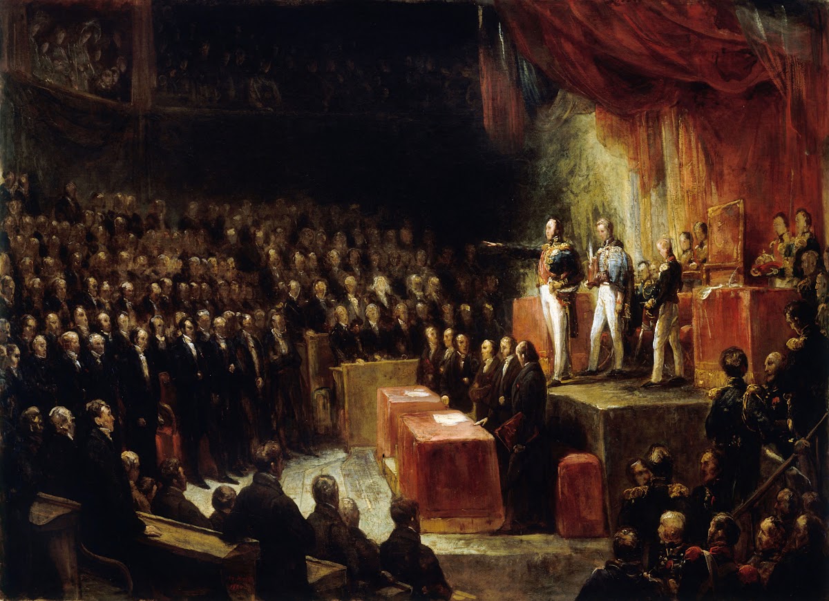 Louis Philippe Swearing In Before The Chambers August 9 1830 1830