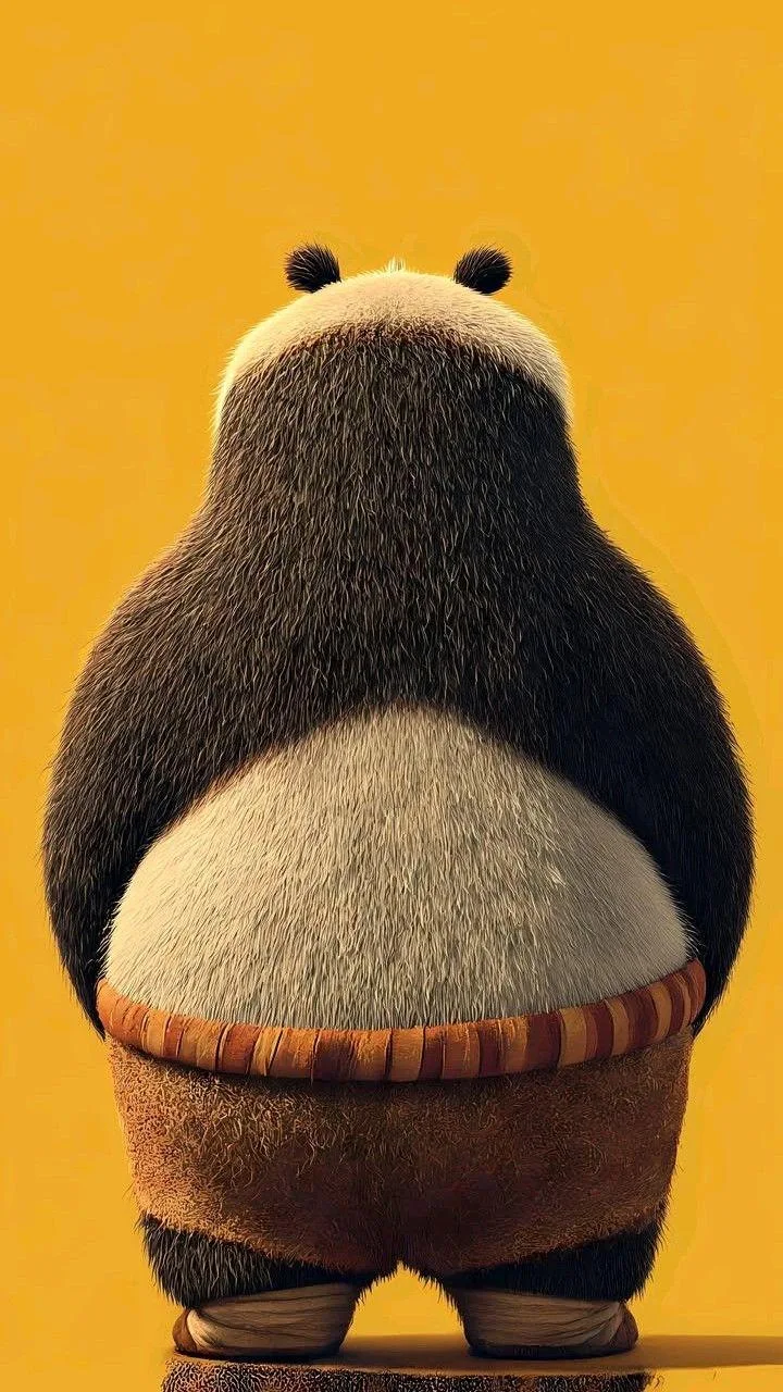 Po From Kung Fu Panda - 3D Digital Art iPhone Wallpaper (720x1280)
