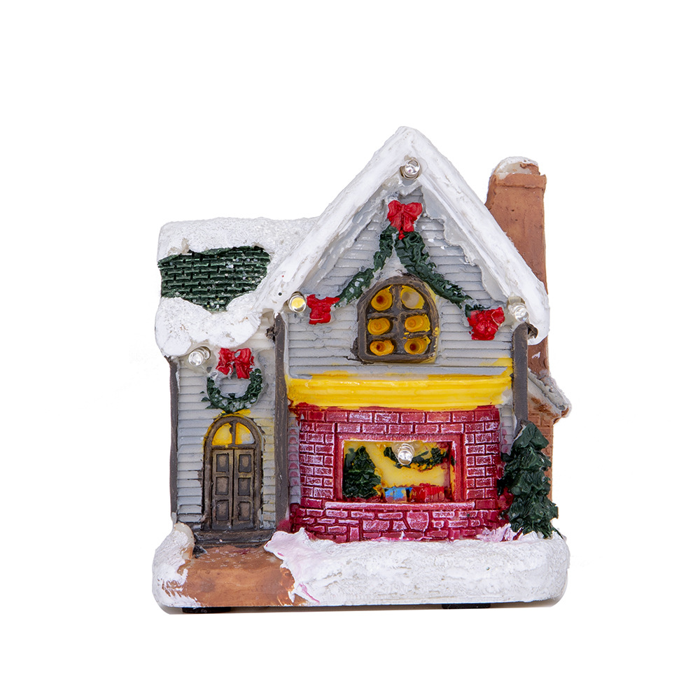 Illuminated Christmas House with LED Light