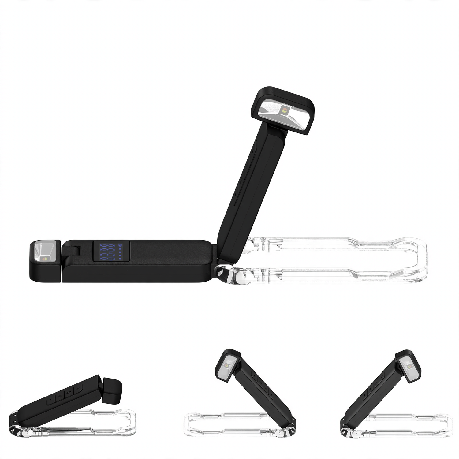 USB reading lamp with blue light filter and clip function