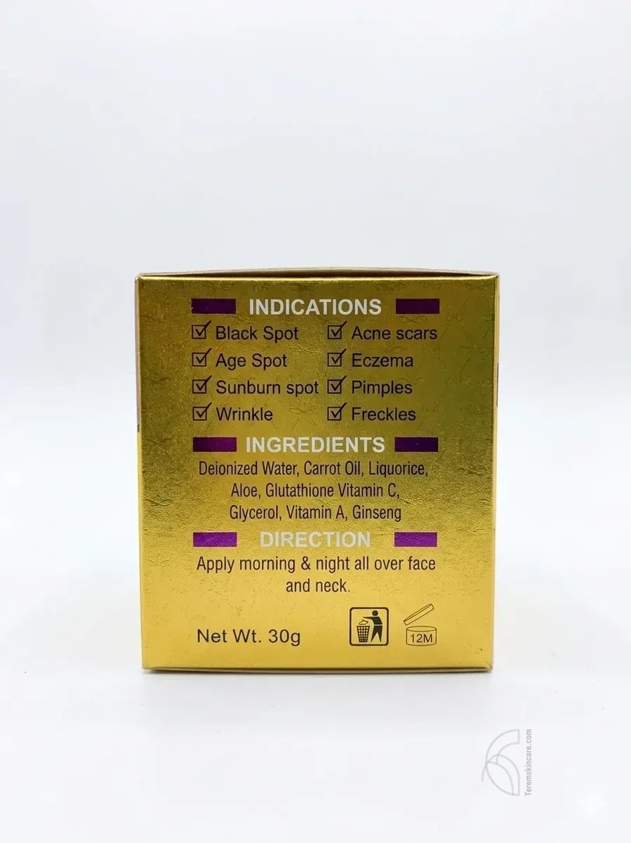 Miss Queen Gold Exclusive Whitening Facial Cream