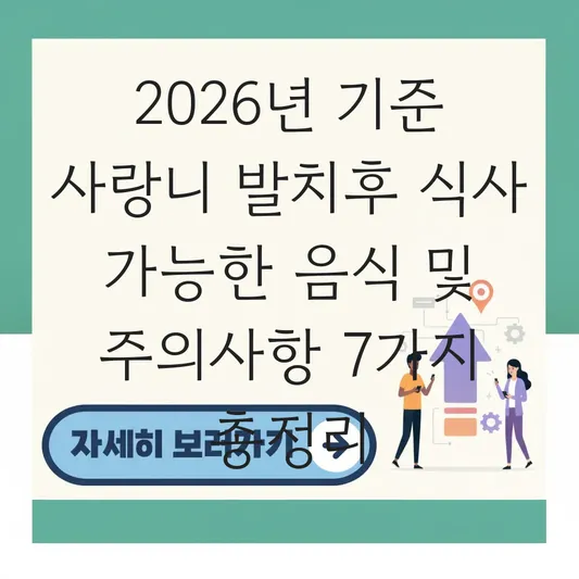 사랑니 발치후 식사 가능한 음식 및 주의사항 대표 이미지