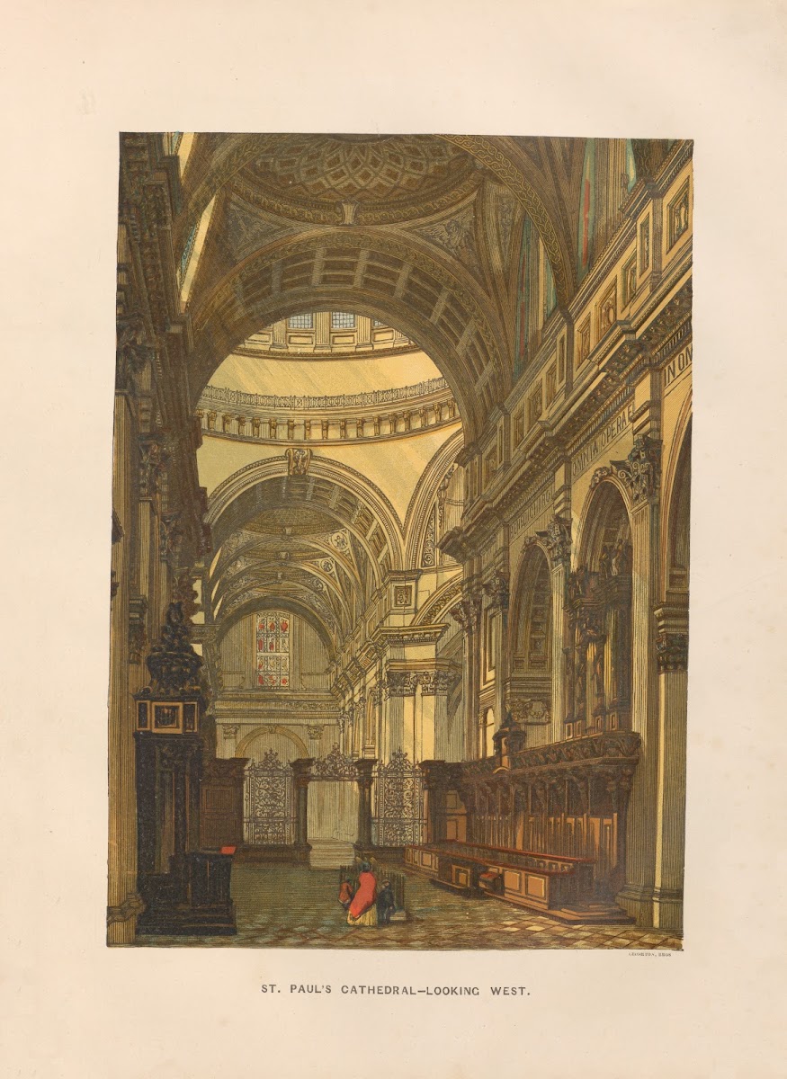 St Pauls Cathedral Looking West 1864