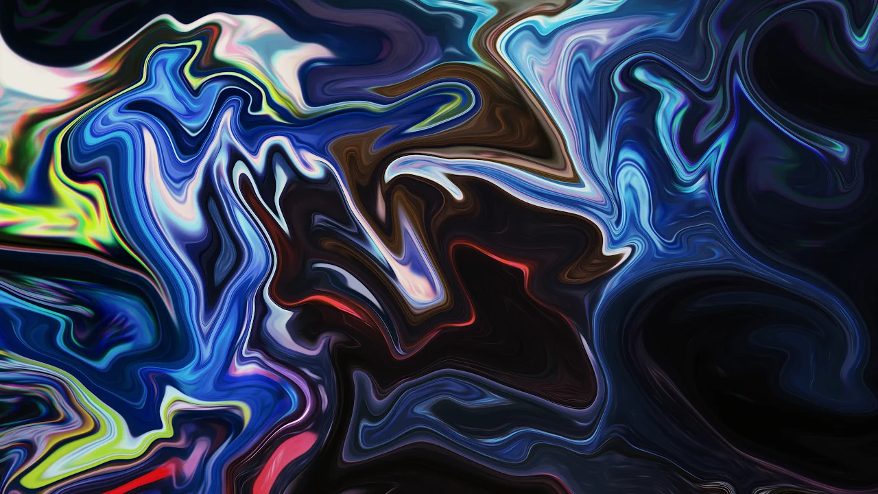 Abstract, Shapes, Fluid, Liquid, Artwork 4K Desktop Wallpaper