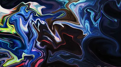 Abstract, Shapes, Fluid, Liquid, Artwork 4K Wallpaper Background