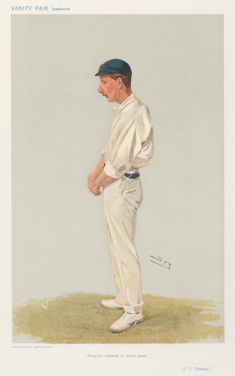 Cricket Forty six centuries in eleven years JT Tyldesley 8 August 1906 1906