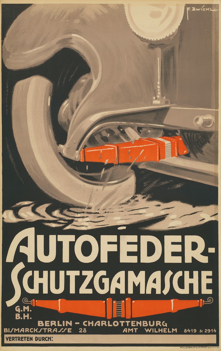 Autofeder Schutzgamasche Ca 1900   1914