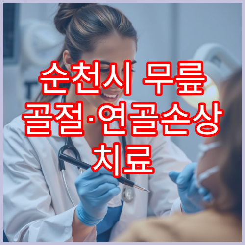 순천시 무릎 골절·연골손상 치료 가능한 병원