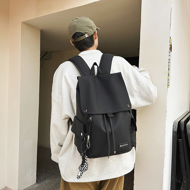 Backpack, up to 20 L, PU material, 15-inch laptop