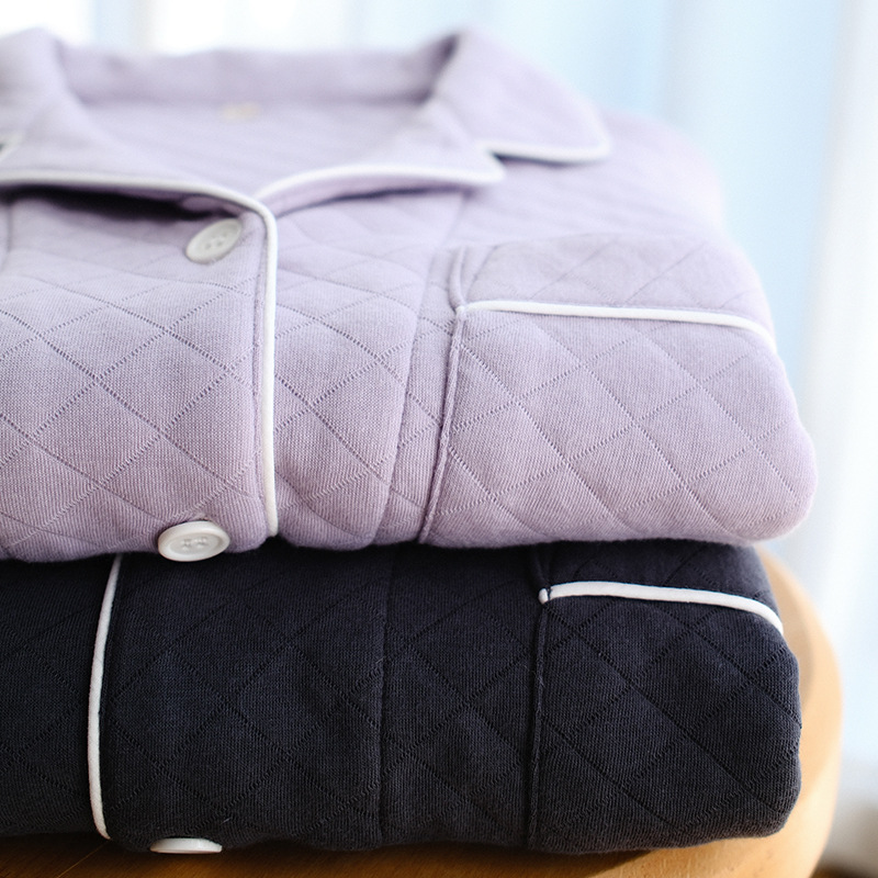 Warmer Unisex-Pyjama aus Luftpolster-Baumwolle