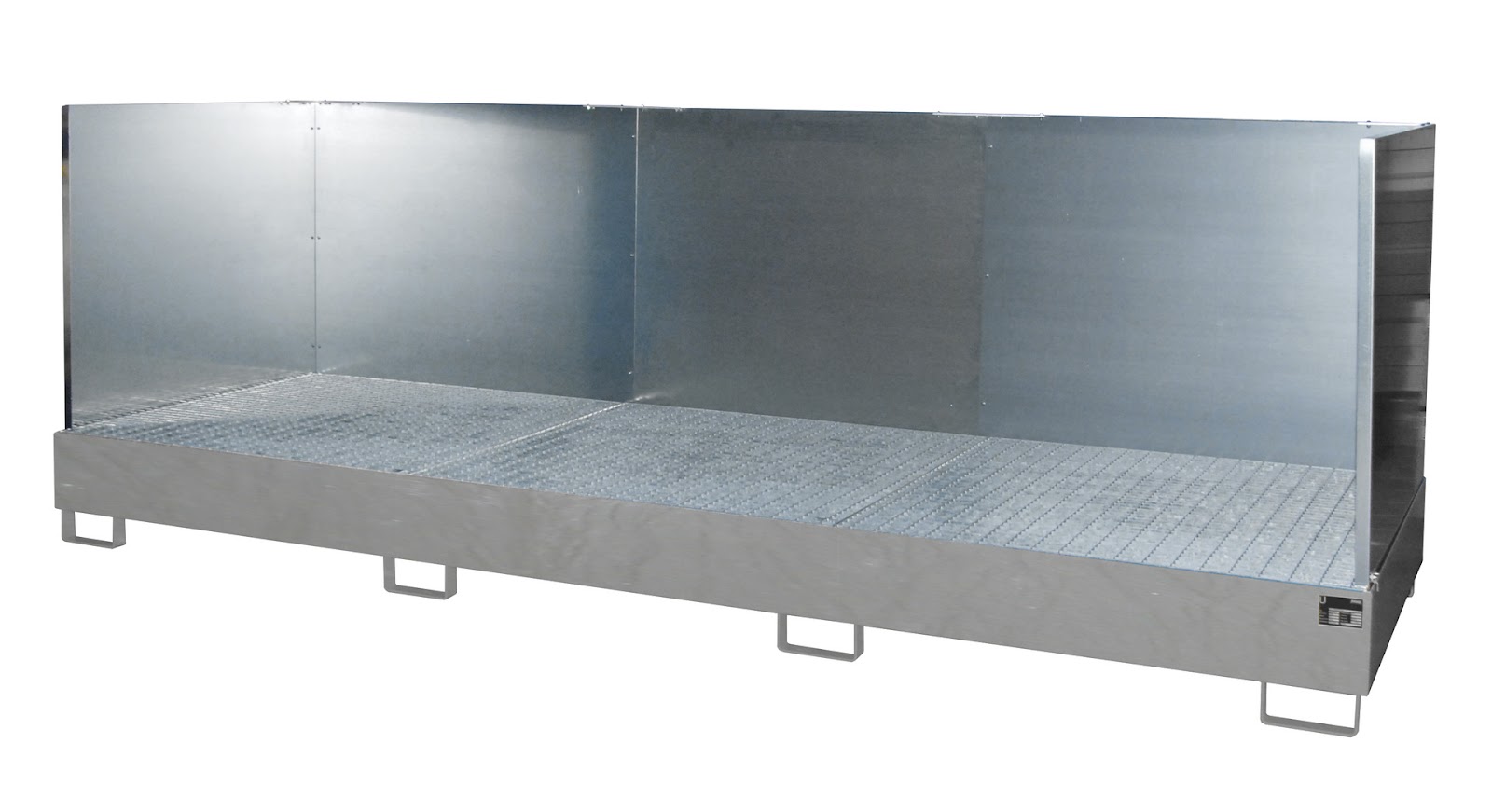 Opvangbak AW 1000-3/SW, vuurverzinkt