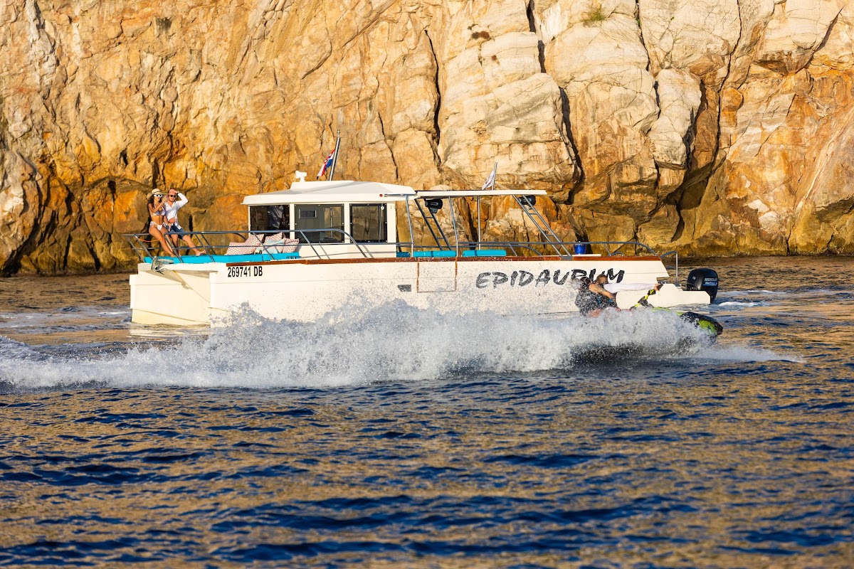 Lux Cat Allegra catamaran on the Adriatic