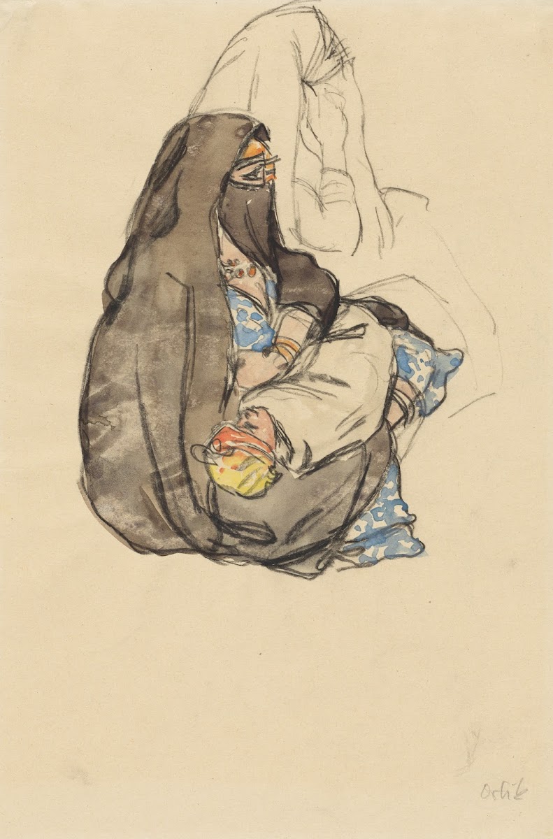 Woman and Child Cairo 1912 1912