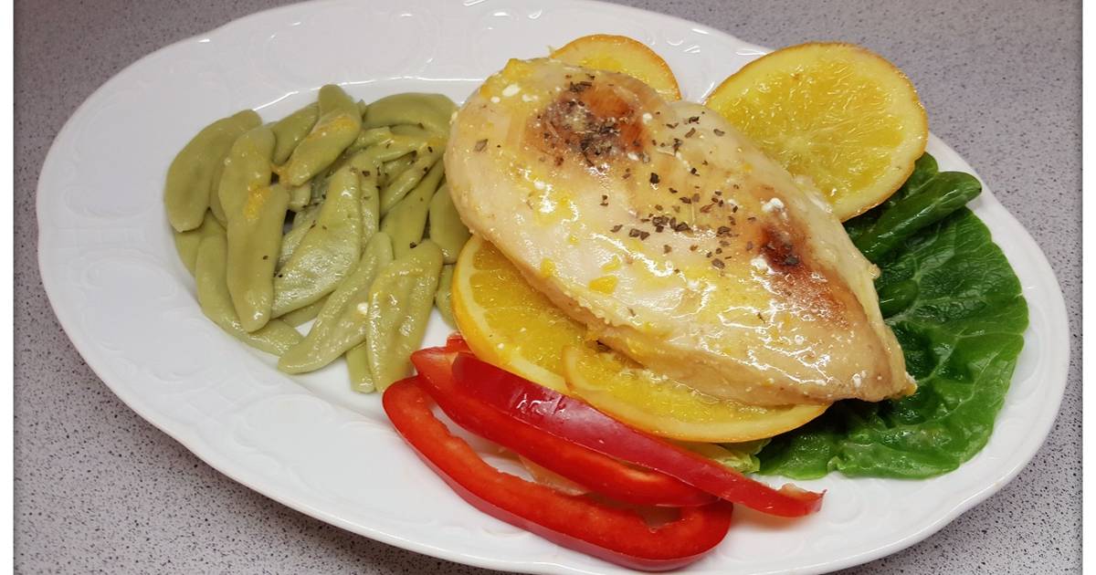 Ức gà nướng cam mật ong #gymer #cleaneating
