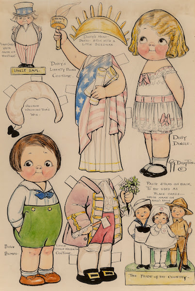 Dolly Dingles Patriotic Party circa 1918