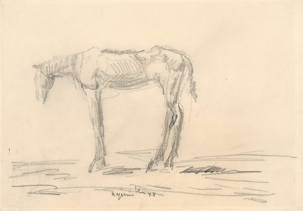 Emaciated Horse 1944