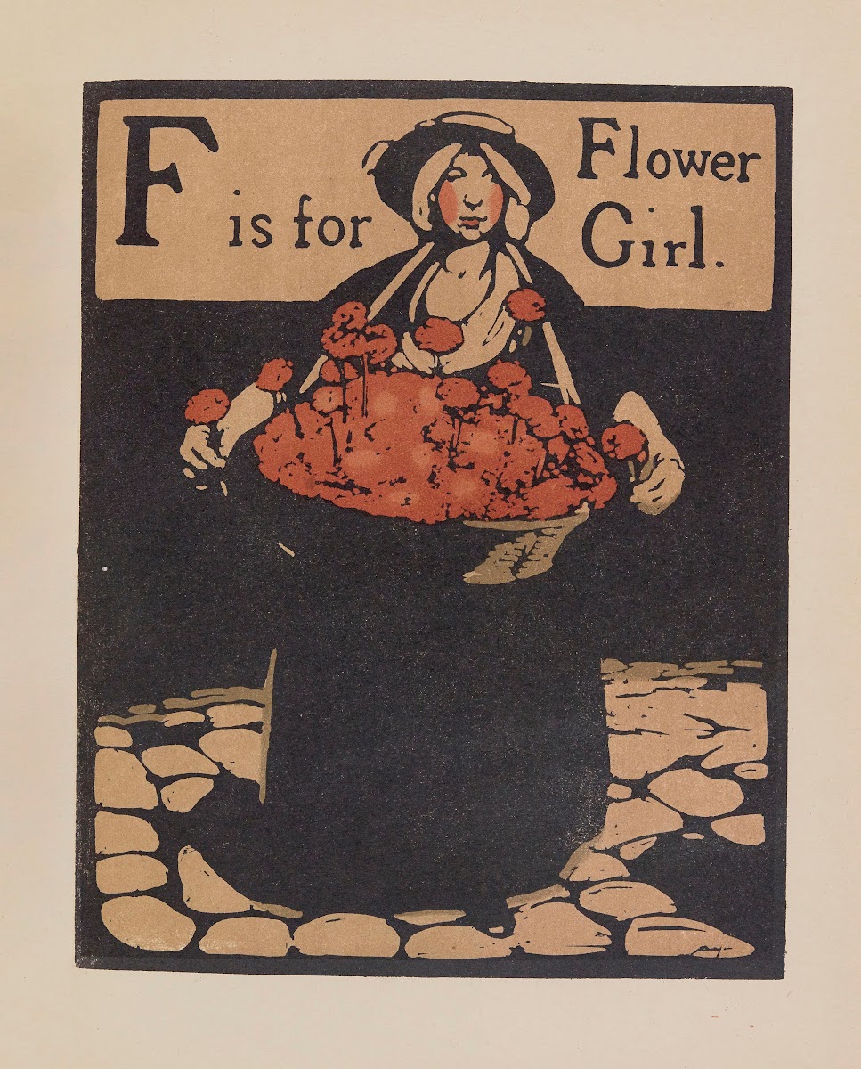 F is for Flower Girl 1899