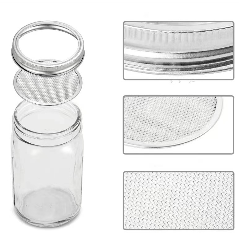 Glas-Vorratsgläser, verschiedene Größen