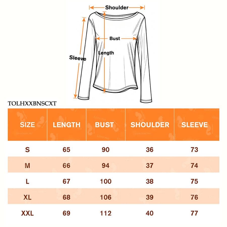 AOP Curved hem women's long-sleeved T-shirt