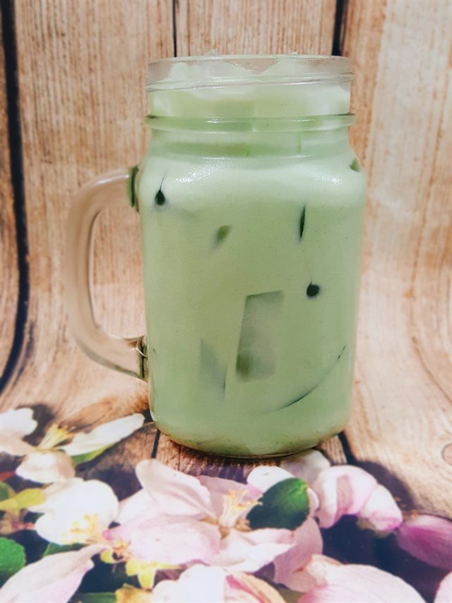 Sữa Matcha Thạch Dừa