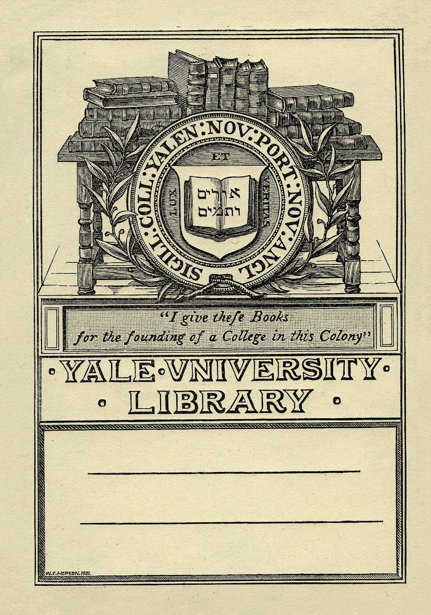 Yale University Library 1901