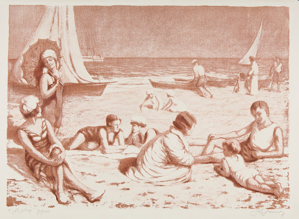 On the beach 1931