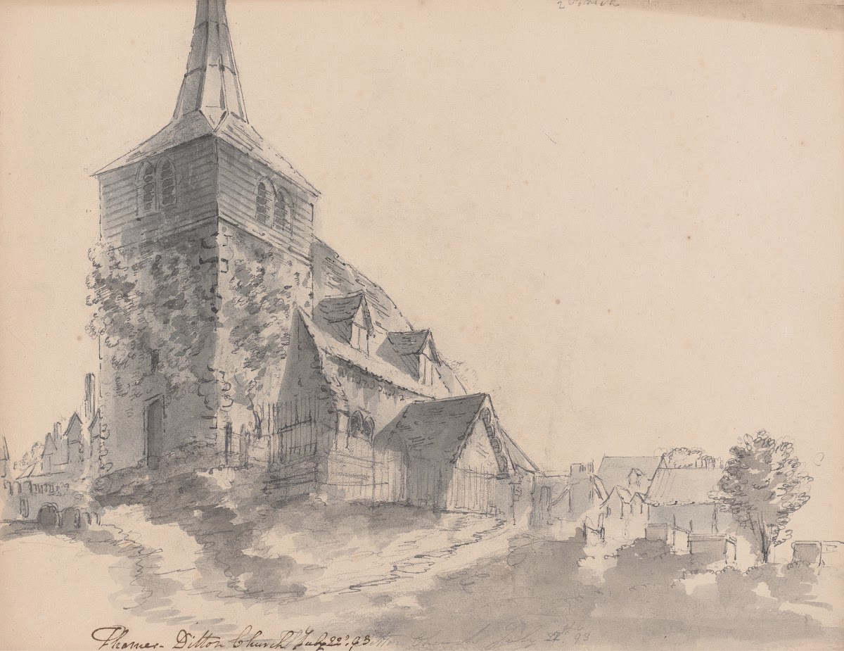 Church of St Nicholas Thames Ditton Surrey England 1792