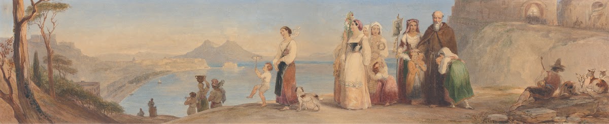 Festa di San Antonio Bay of Naples ca 1840